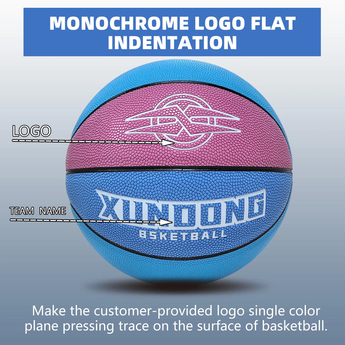 Custom Basketball Ball Standard Size 5/6/7 Indoor Outdoor Wear-resistant Pu Leather Ball For Youth Men Adult Kids High Quality