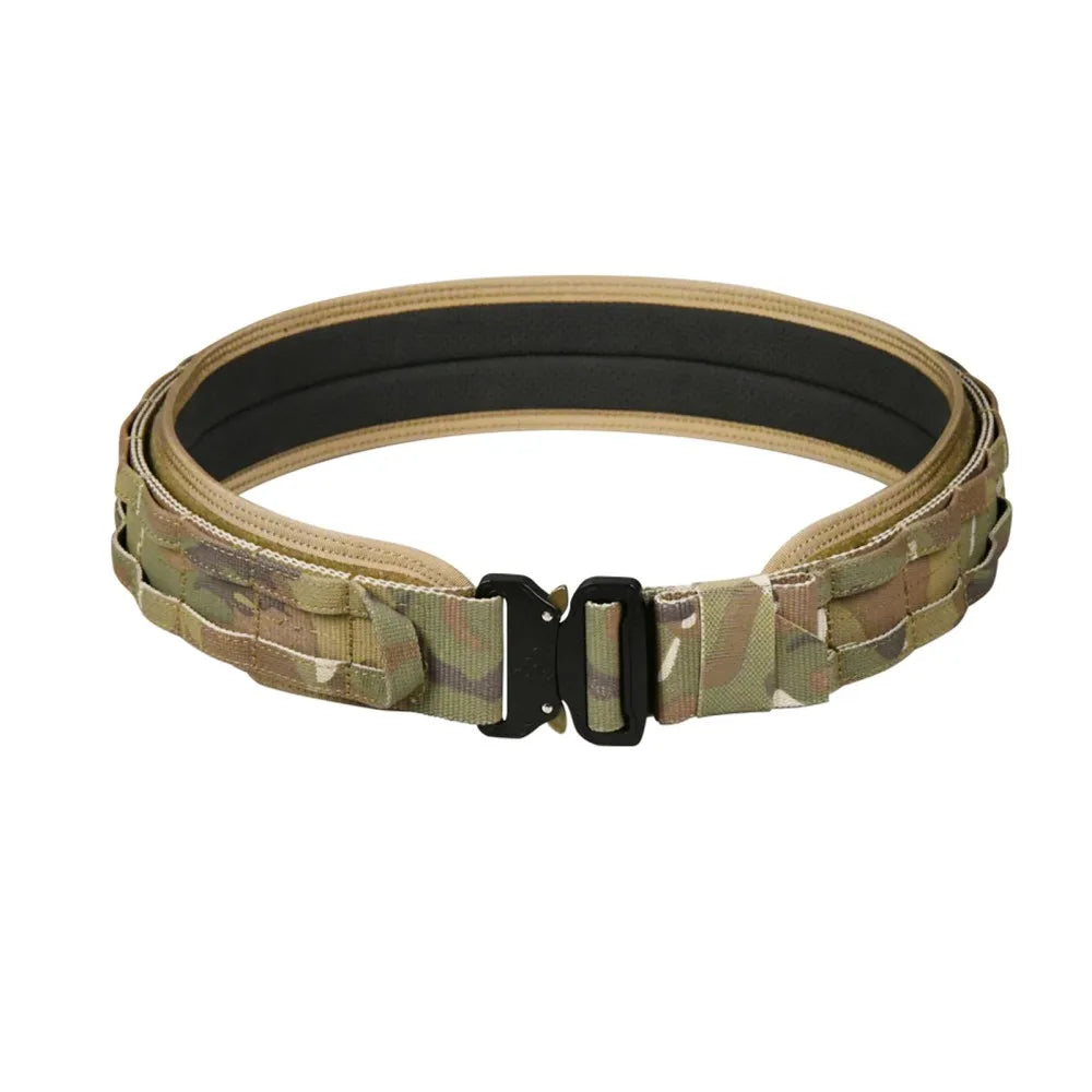 UNIONTAC 3 Layer Tactical Belt 1.75 inch - Quick Release Padded Molle System for Men 1000D Nylon Webbing Alloy Buckle Utility