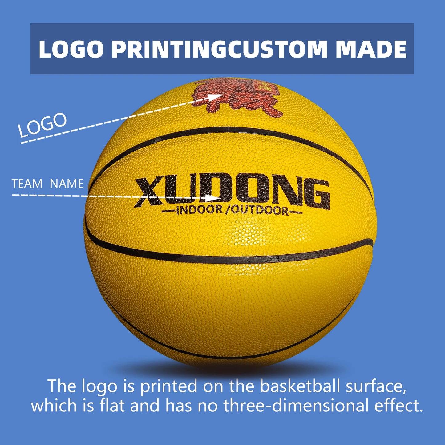 Custom Basketball Ball Standard Size 5/6/7 Indoor Outdoor Wear-resistant Pu Leather Ball For Youth Men Adult Kids High Quality