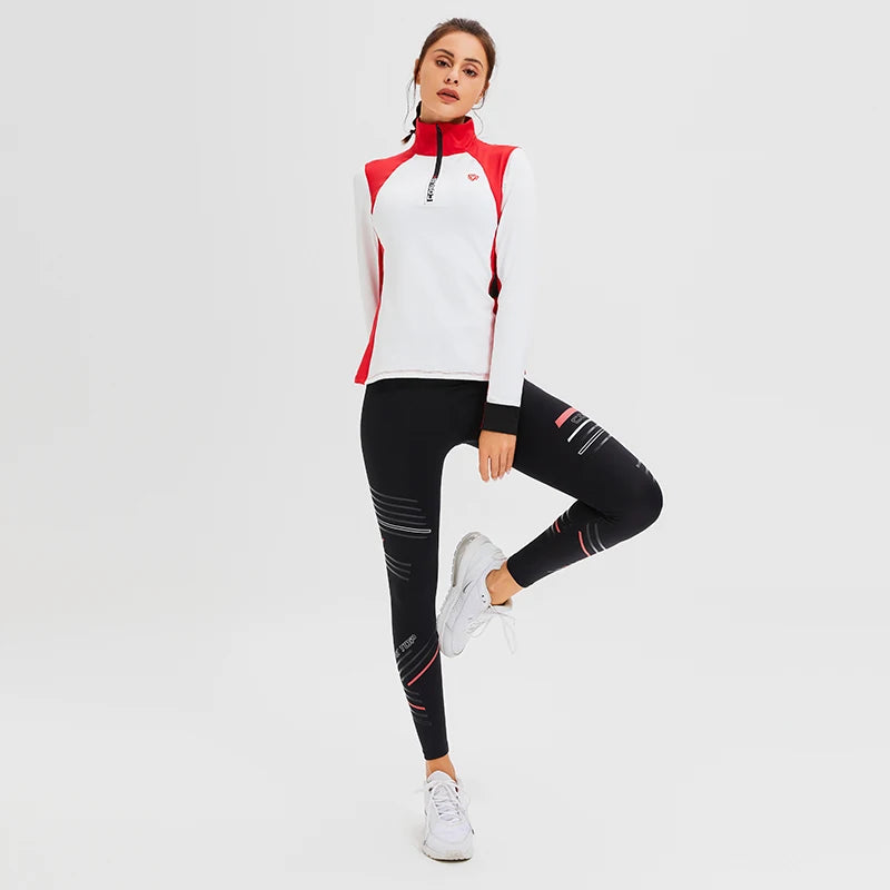 Sporty Leggings Woman Printing Compression Yoga Pants Women Workout Clothes High Waist GYM Active Leggins With Pockets